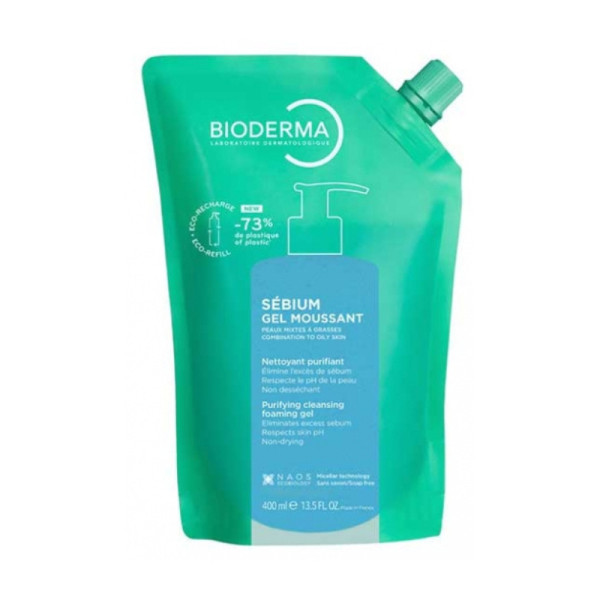 Sebium Bioderma Gel Moussant Ecorefill400Ml