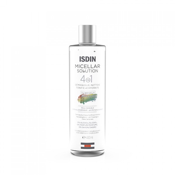Isdin Micellar Solução Limpeza Facial 400ml