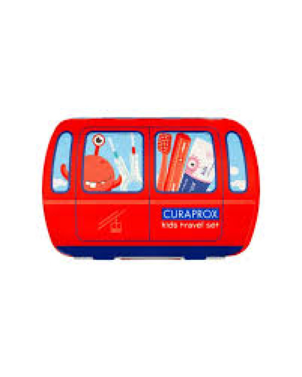 Curaprox Kids Kit Viagem Vermelho