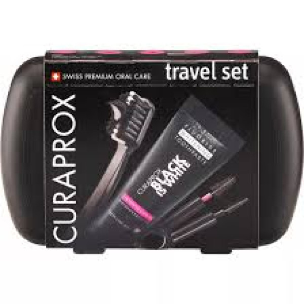 Curaprox Black Is White Kit Viagem