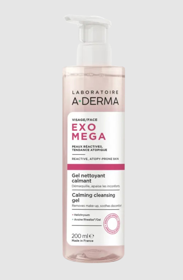 A-Derma Exomega Gel Limpeza Calmante 200Ml