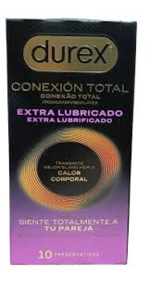 Durex Conexão Total Extra Lub Pres X10