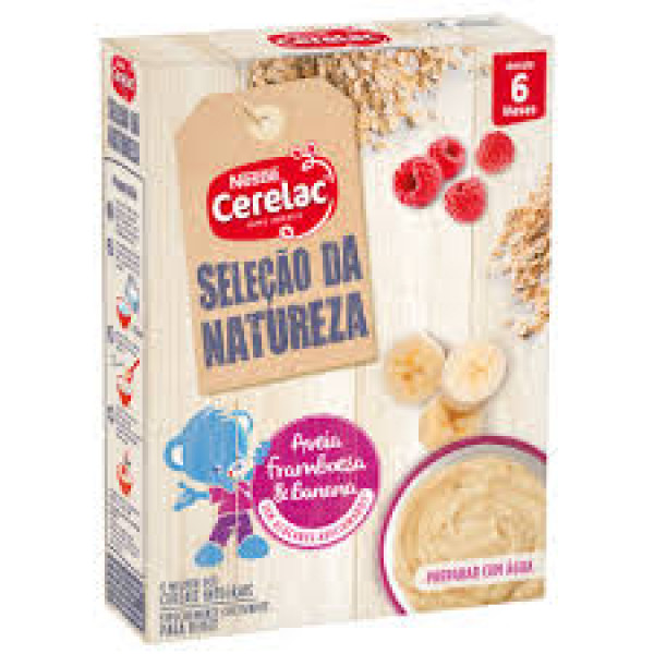 Cerelac Papa Aveia/Framboesa/Banana 6m+ 240g