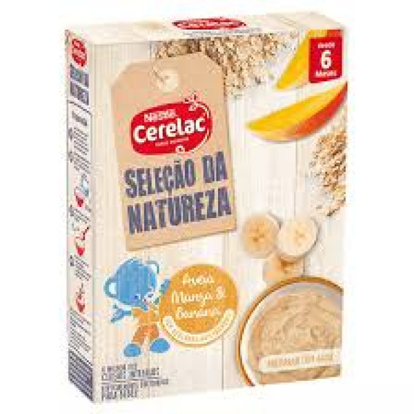 Nestlé Cerelac Cereais Integrais Aveia Manga e Banana 240g