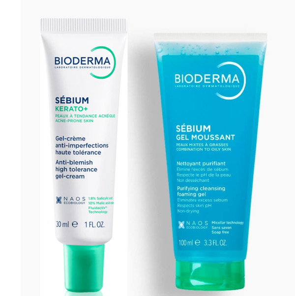 Sebium Bioderma Kerato+ Gel-Creme 30ml +Oferta gel 100ml