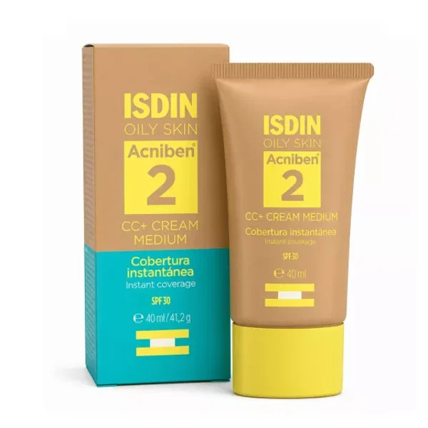 Isdin Acniben Cc+ Cr Spf30 Medium 40Ml