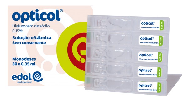 Opticol Sol Oft 0,15% 0,35ml X30