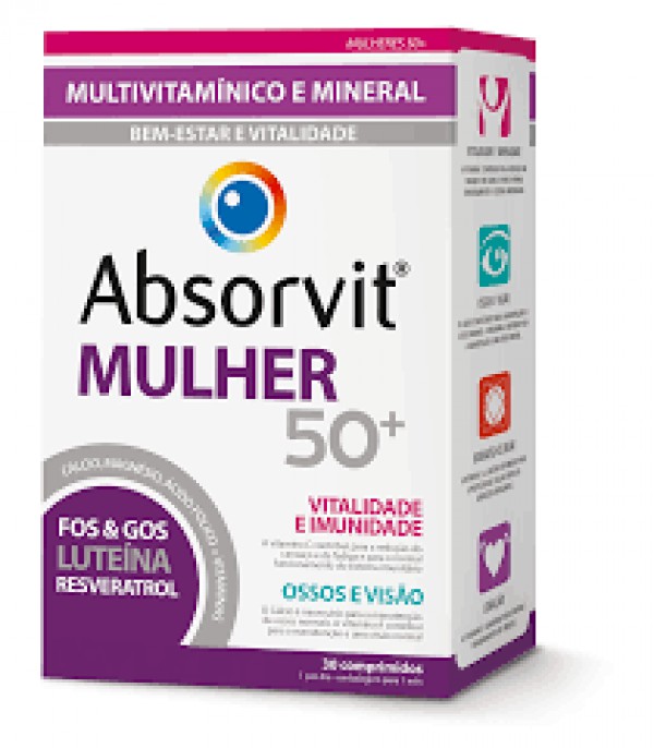 Absorvit Mulher 50+ Comp X30 comps