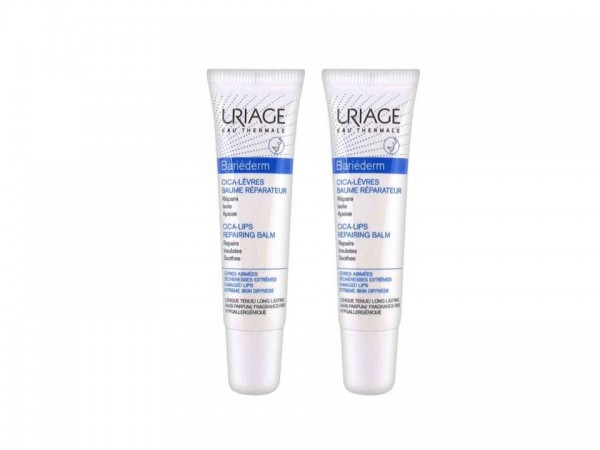 Uriage Bariéderm Duo Bálsamo labial 2 x 15 ml