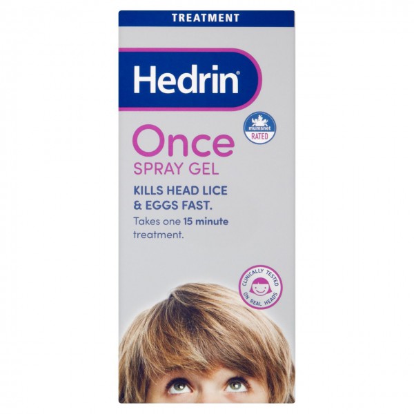 Hedrin Once Spray Gel 100Ml