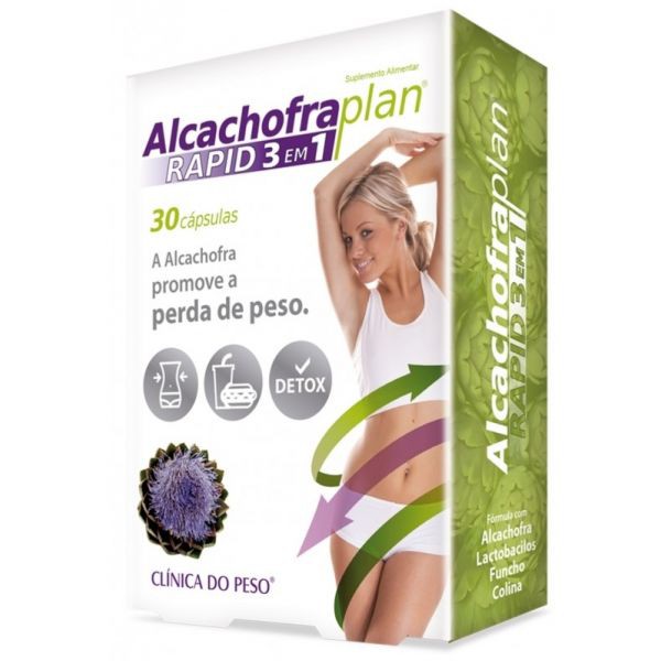 Alcachofra Plan Rapid 3Em1 Caps X30