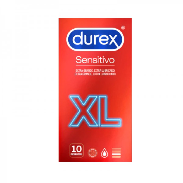 Durex Sensitivo Preservativo Xl X10