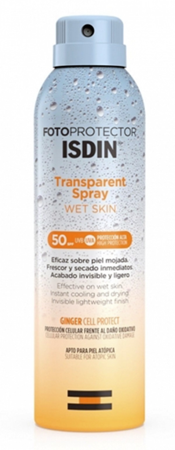 Fotoprotector Isdin Transparent Spray Wet Skin 50 250Ml