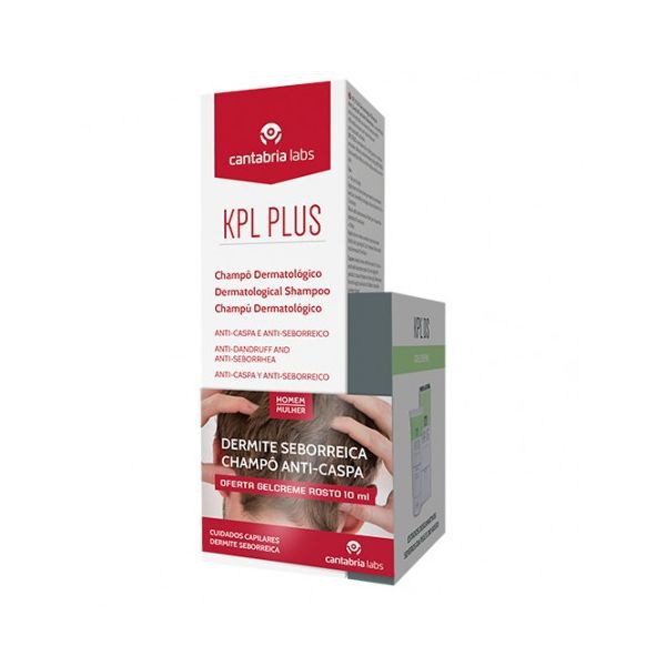 KPL Plus Champô dermatológico anticaspa 200 ml + Oferta DS Gel-creme 2 x 5 ml