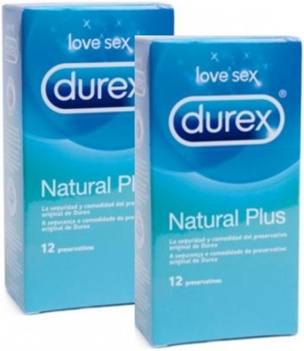 Durex Natural Plus Preservativo 2 x 12 Unidade(s) com Oferta de 2ª