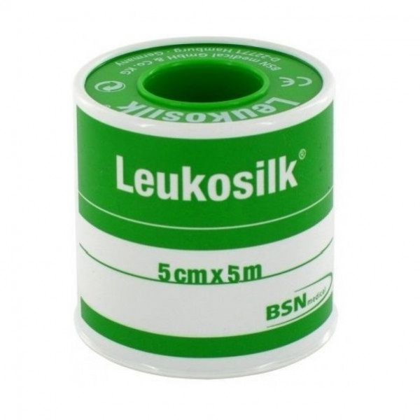 Leukosilk Adesivo 5cmx5m 01024-00