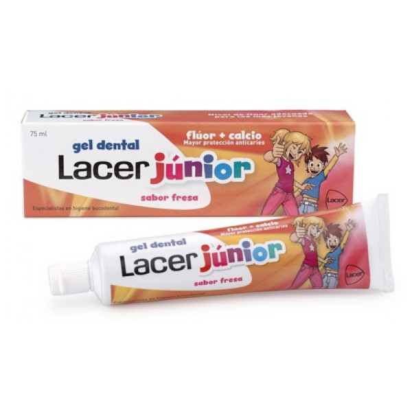 Lacer Junior Gel Dentrífico Morango 75Ml