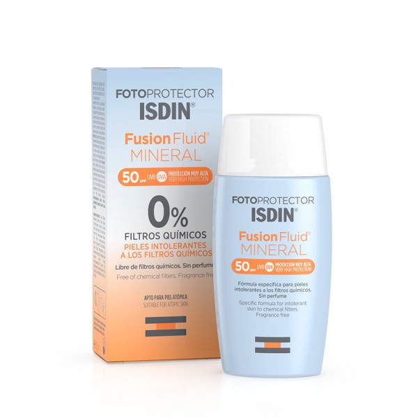 Fotoprotector Isdin Fusion Fluid Mineral Spf50+ 50Ml