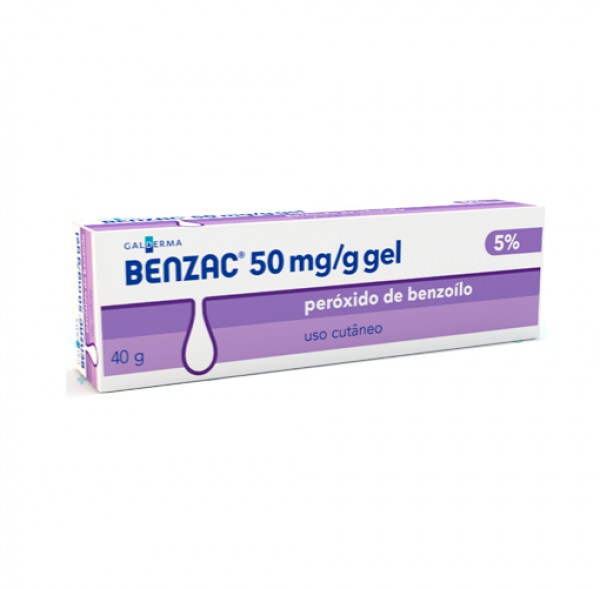 Benzac 5 , 50 mg/g Bisnaga 40 g Gel