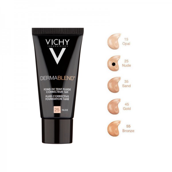 Vichy Dermablend 25 Fondteint Fl Fp35 30ml