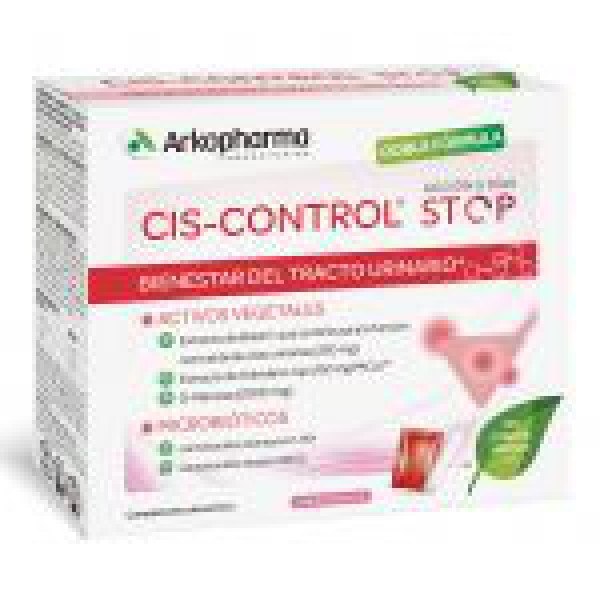 Arkopharma Cis-Control Stop Saqueta Activos vegetais 10 x 4 g + Stick Fermentos lácteos 5 x 1.5 g