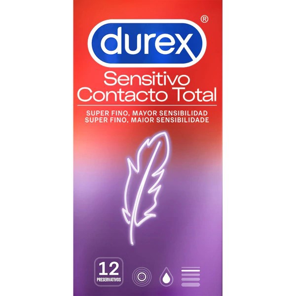 Durex Sensitivo Preserv Contact Total X12