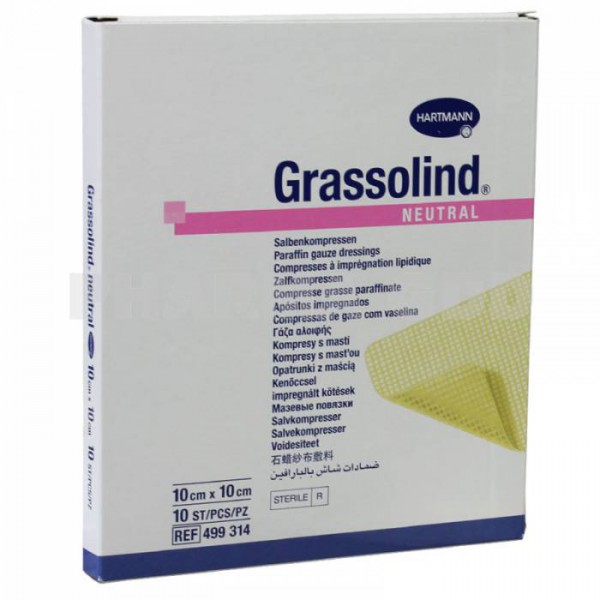 Grassolind Cpssa Pda 10x10 Cm X 10 compressa