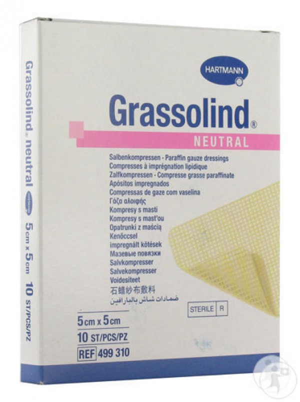 Grassolind Cpssa Pda 5x5 Cm X 10 compressa