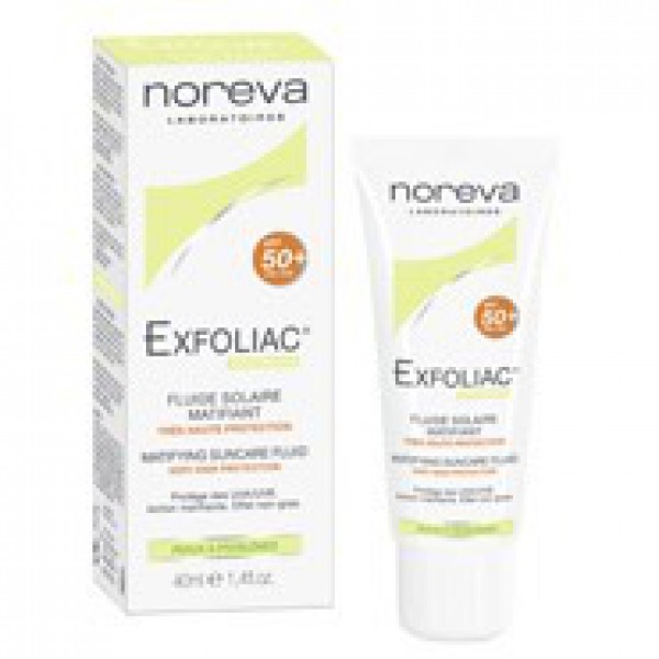 Noreva Exfoliac Fl Solar Spf50+ Rost 40ml