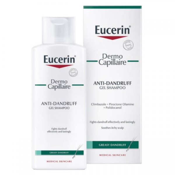 Eucerin Dermo Capillaire Champô Caspa Oleosa 250Ml