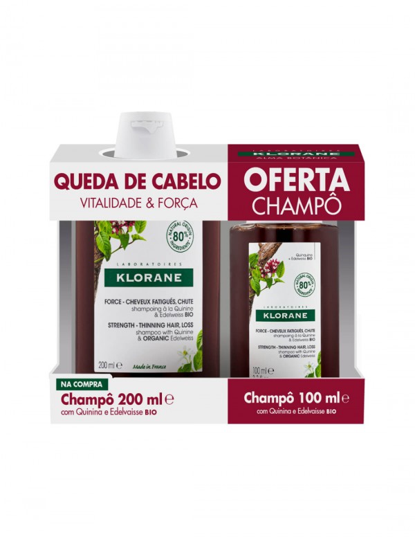 Klorane Capilar Champo Quinina Bio 200ml Oferta Champo 100ml