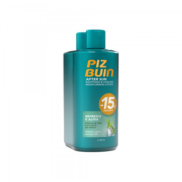 Piz Buin After Sun Pack Duo Loção Hidratante Suavizante e Refrescante 2 x 200 ml