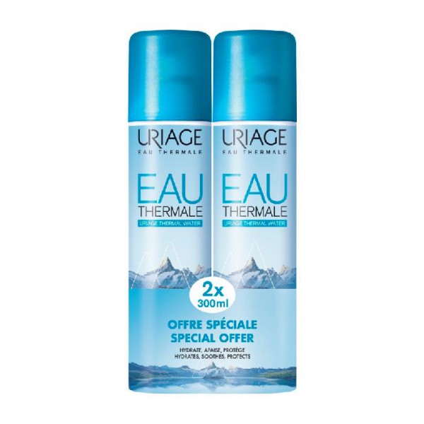 Uriage Duo Água Termal 2 x 300 ml com Desconto de 50% na 2ª Embalagem