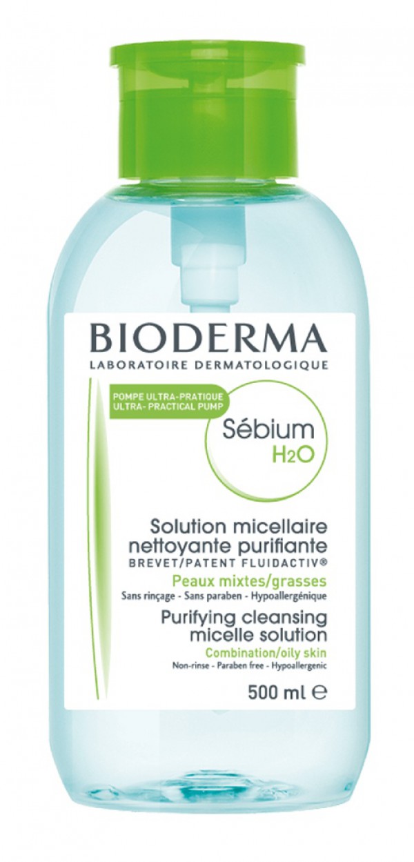 Sebium Bioderma Ag Micel H2O Pump Rev500