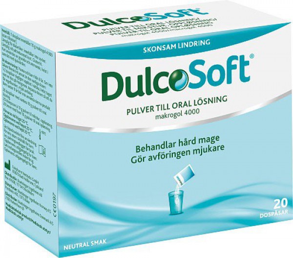 Dulcosoft Po Sol Oral Saq 10 G X 20 pó sol oral saq