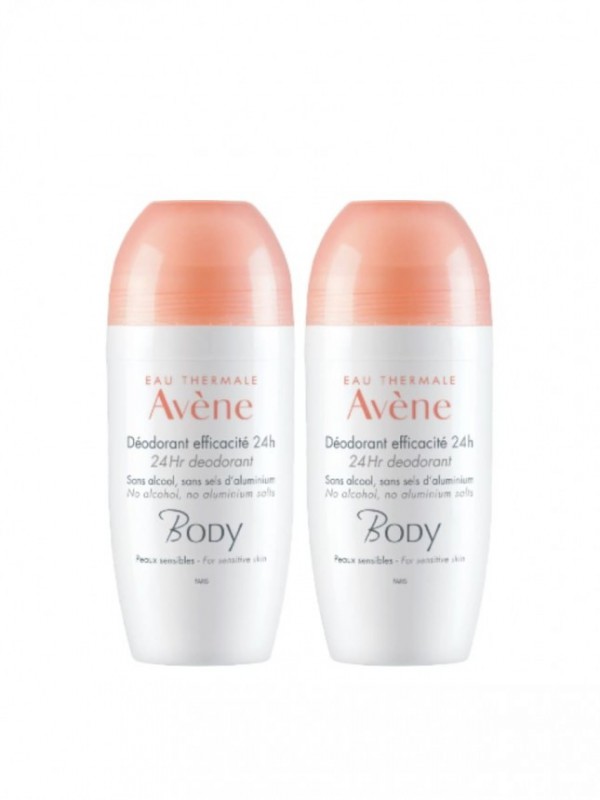 Avène Body Duo Desodorizante eficácia 24h 2 x 50 ml com Desconto de 50% na 2ª Embalagem