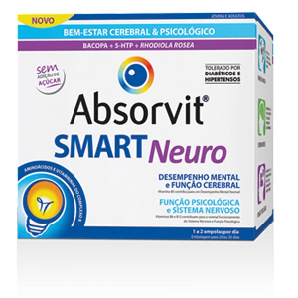 Absorvit Smart Neuro Amp 10ml X 30 amp beb