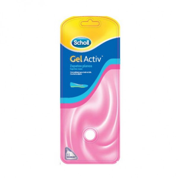 Scholl Gelactiv Palmilha Sap Rasos X2