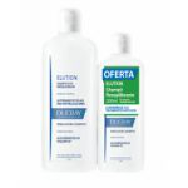 Ducray Kelual DS Champô anticaspa anti-recidiva 100 ml com Oferta de Elution Champô suave equilibrante 200 ml