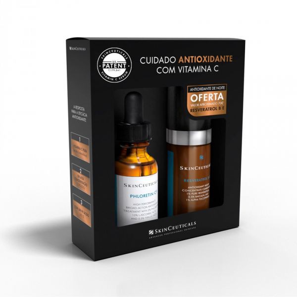 Skinceuticals Prevent. Phloretin CF Sérum 30 ml com Oferta de Resveratrol B E Sérum 15 ml