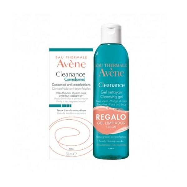 Avène Cleanance Comedomed Concentrado anti-imperfeições30 ml com Oferta de Gel de limpeza 100 ml
