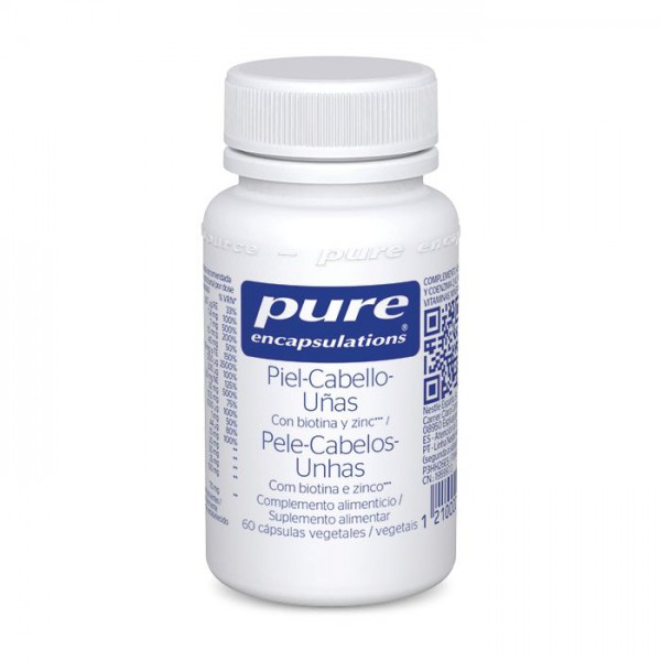 Pure Encapsulations Pele Cabelo Unhas Capsulas x60