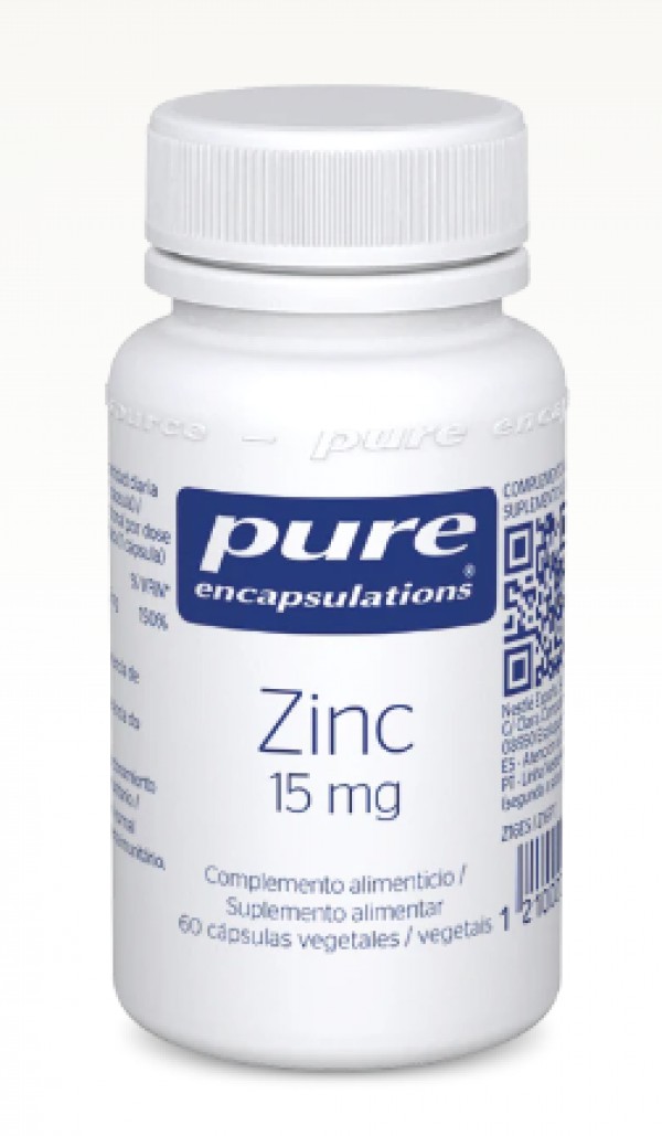Pure Encapsulations Zinco Capsulas X60