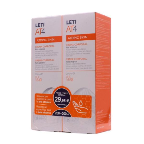 LetiAT4 Duo Creme corporal 2 x 200 ml com Preço especial de 29,95