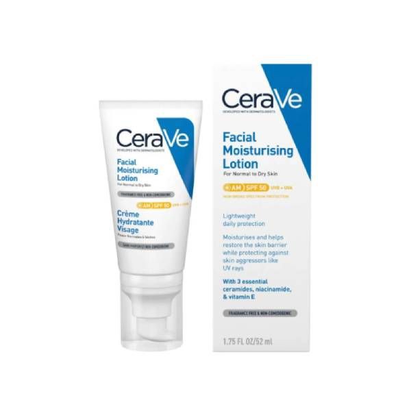 Cerave Locao Facial Am SPF50 52Ml