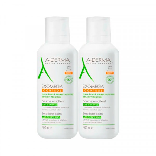 A-Derma Exomega Ctrl Bals Emol400 Pack Duo