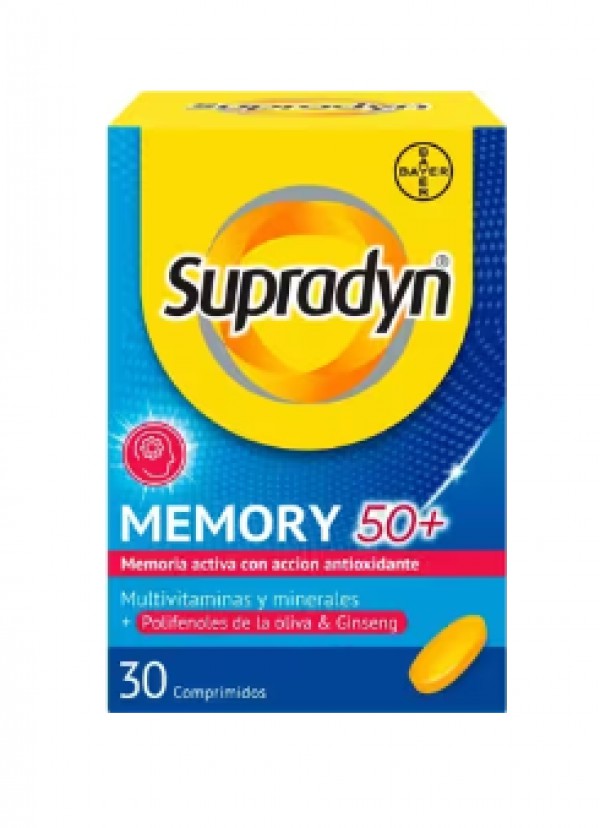 Supradyn Memory 50+ Comprimidos X30