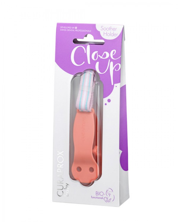 Curaprox Baby Suporte para Chupeta Coral