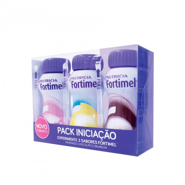 Fortimel Pack Iniciação Morango/Chocolate/Baunilha 200mlX3