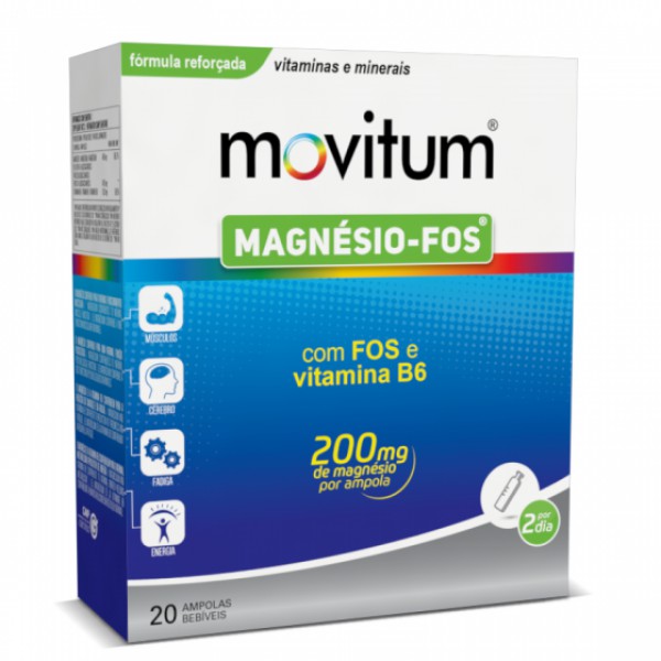 Movitum Magnesio Fos Ampolas Bebiveis x20